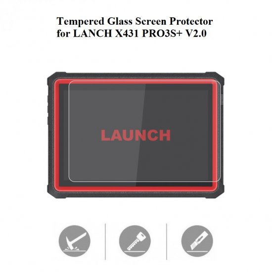 Tempered Glass Screen Protector for LAUNCH X431 PRO3S+ V2.0 - Click Image to Close